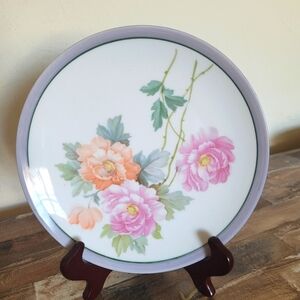Vintage RS Germany rose decor porcelain Plate